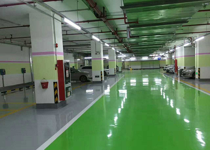 停車場環(huán)氧砂漿平涂地坪